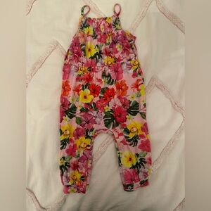 Posh Peanut Floral Romper 6-12m